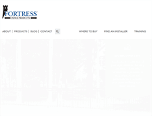 Tablet Screenshot of fortressfence.com